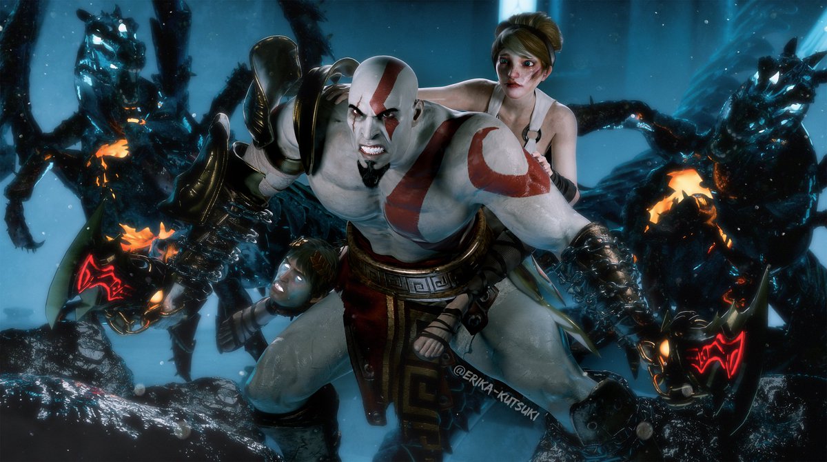ErikaKutsuki's tweet photo. I've been on a God Of War kick lately

I can't wait for remake Kratos!!

#Godofwar #Kratos #Pandora #3dart https://t.co/17JoErvH0G