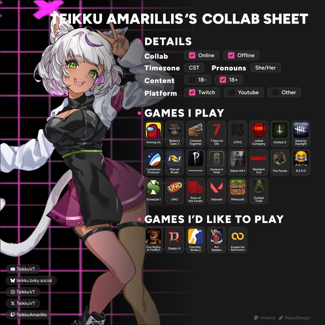 Teikku Amarillis 【VFREE】 | ENVtuber tweet media