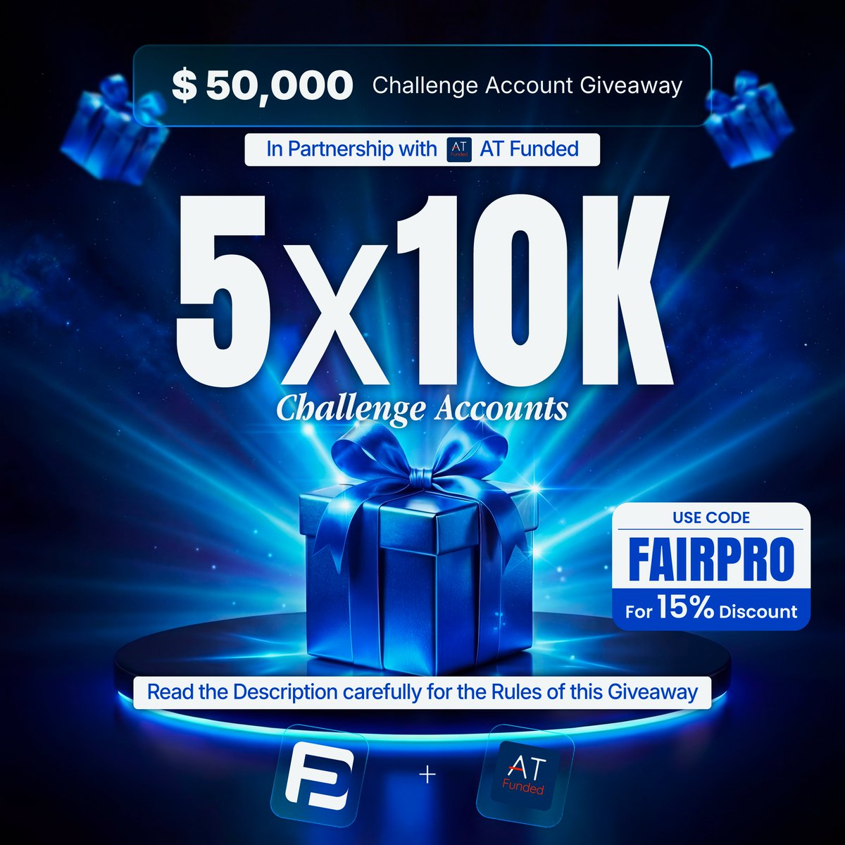 Big things are coming. 5x $10K Pro Challenge Accounts in partnership with <a href="/ATFunded/">ATFunded</a> 

1. Follow <a href="/FairPropReview/">Fair Prop Reviewer</a> &amp; <a href="/ATFunded/">ATFunded</a> 

2. Like, Comment, Share &amp; Mention 3 Traders you know 

3.  Join AT Funded Discord discord.gg/qK2AuFMY

Winners will be in 72 hours.  (Active users