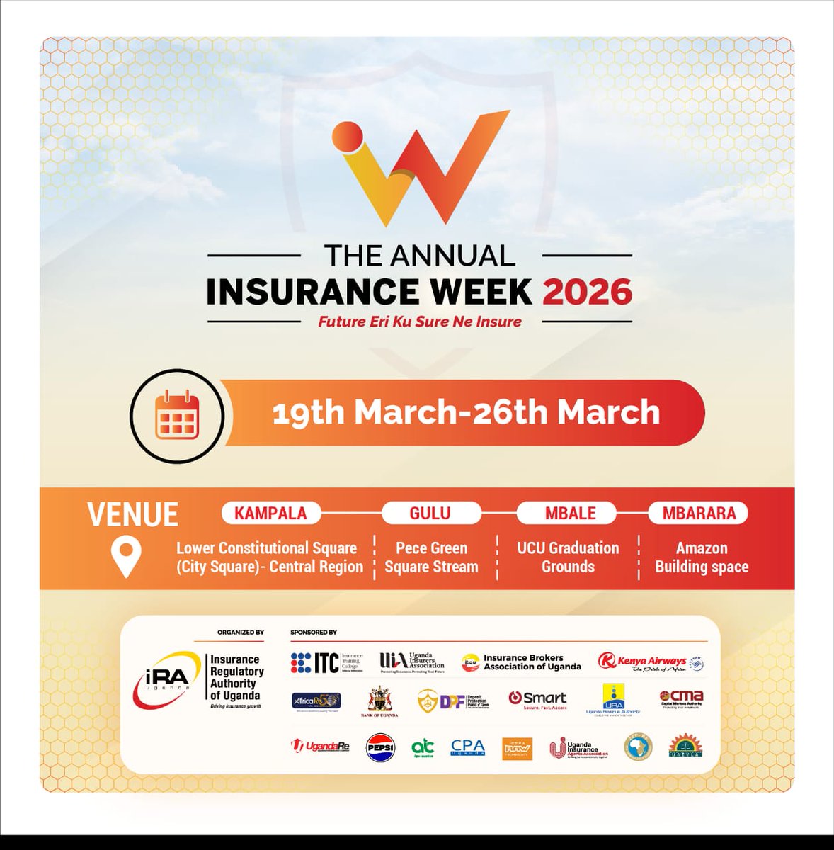 IraUganda's tweet image. Happening this month!
#DrivingInsuranceGrowth #BeInsured