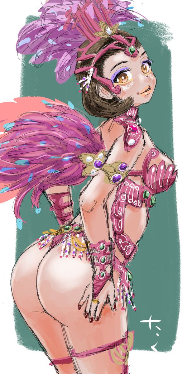 サンバガール86💃🏻完成   
#イラスト #illustration 