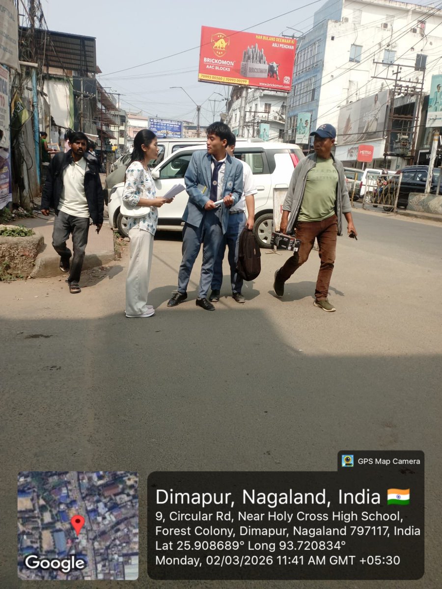 Our team from SUB P.B. Chhetri, KC Centre of Excellence, Ghaspani, Nagaland, visited Holy Cross Higher Secondary School, Dimapur during the Class 12 Chemistry board examination to conduct an awareness programme about NIEDO.
We interacted with students, collected their details,