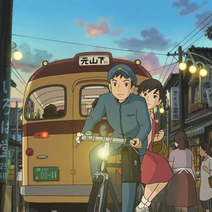murkoli's tweet photo. “Tepedeki Ev” izliyorum 😍 Miyazaki sen insanlığa gönderilmiş bir hediyesin 
#TepedekiEv https://t.co/QIZWekLeqL