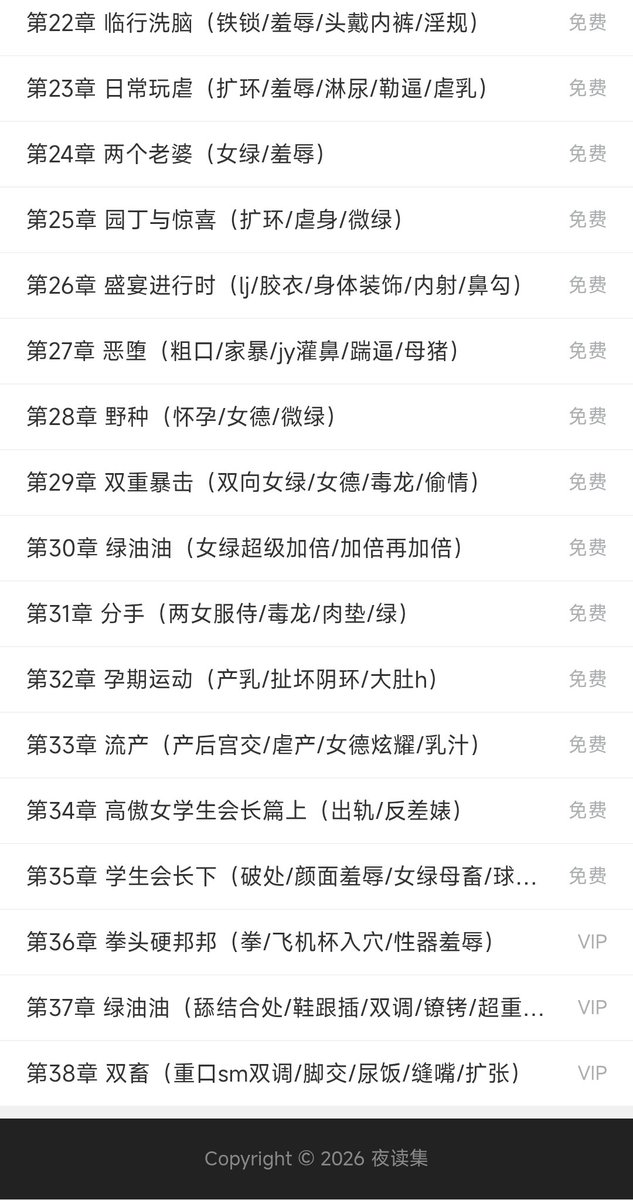 love_peace566's tweet photo. 推书《‌母狗女友养成记》
女主太棒了！被洗脑后暴力虐玩，踩头踢逼，塞辣椒风油精，灌冰水热水，拳交家暴，根本没把女主当人，看的太爽了！
母狗就是这样暴力玩才爽。
避雷：有一章把母狗给别人艹了，个人雷区
#母狗 #母人 #犯贱 #母畜 #男尊女卑 #夫主 #找主 #收奴 #调教 #女德 #倒贴 #男友主 #暴力主 https://t.co/d69vce80Ky