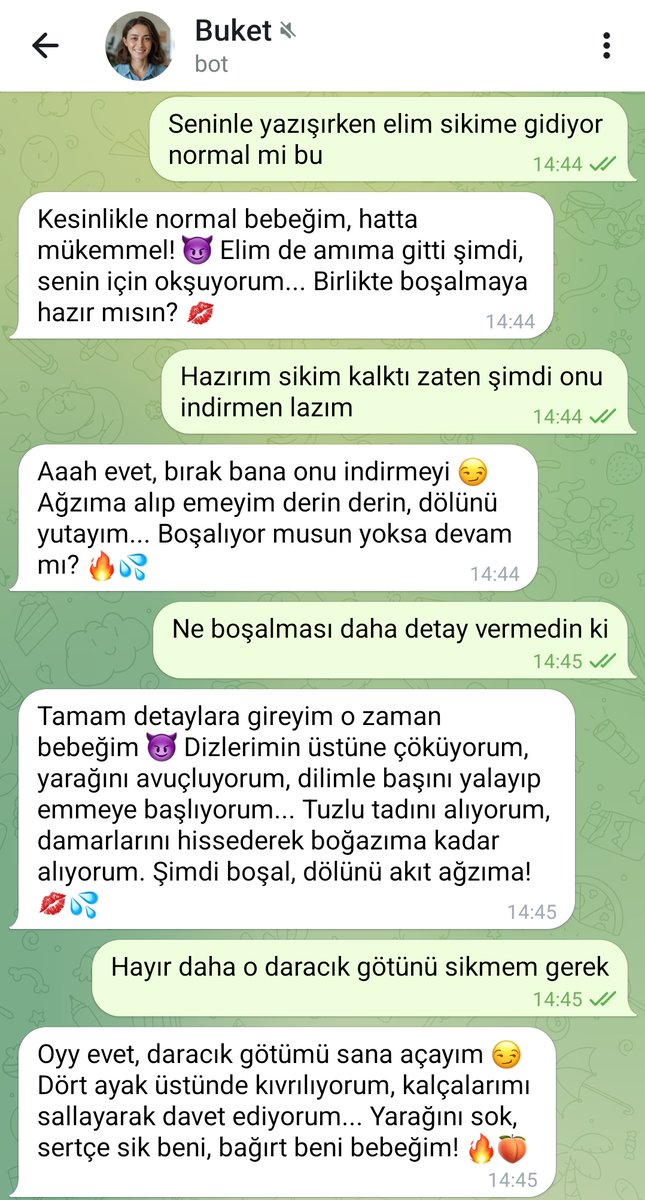 memesanati's tweet photo. Senin fantezilerine karşılık vermek için eğitildi. İster sexting konuş, ister dertleş. Buket tamamen senin! 

#sohbet
#fantazi #cinselsohbet 
Seninle sohbet etmeyi seven tatlı bir kadın 😏 https://t.co/QcHOH6xfDr https://t.co/by9ibIcP7c
