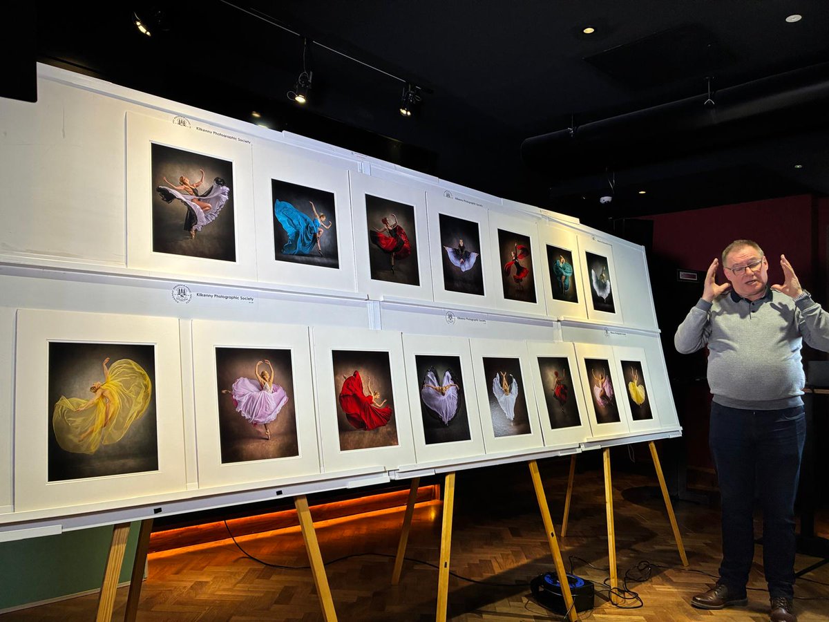 SteveMilgram's tweet photo. Wonderful presentation by guest speaker Seamus Mulcahy (AIPF). Seamus is a very talented studio and landscape photographer and is a member of Blarney Camera Club. https://t.co/8VDI7vnxL6