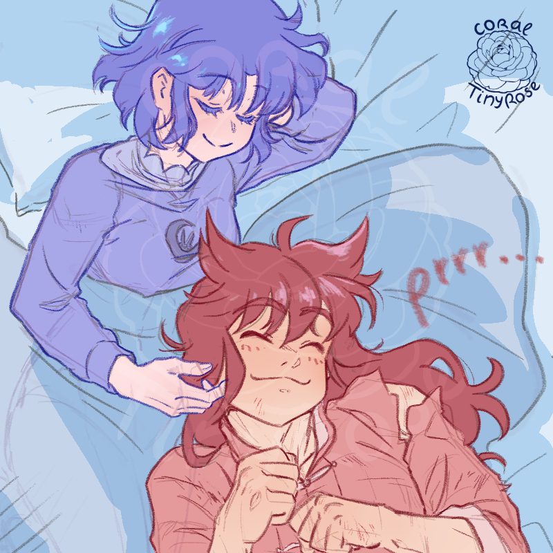 CoralTinyRose's tweet photo. New chapter (20/22) in SPANISH.  
AO3 with art https://t.co/zjTajR1gmO
FFN text https://t.co/lsT39bv6ut 

Fluff was served as the main story closes~
Next come bonus epilogues.

#15MRankaneFF #rankane #Ranma #RanmaxAkane #ranma12 #らんま #乱あ #nekoranma https://t.co/kdzhE9zrK6