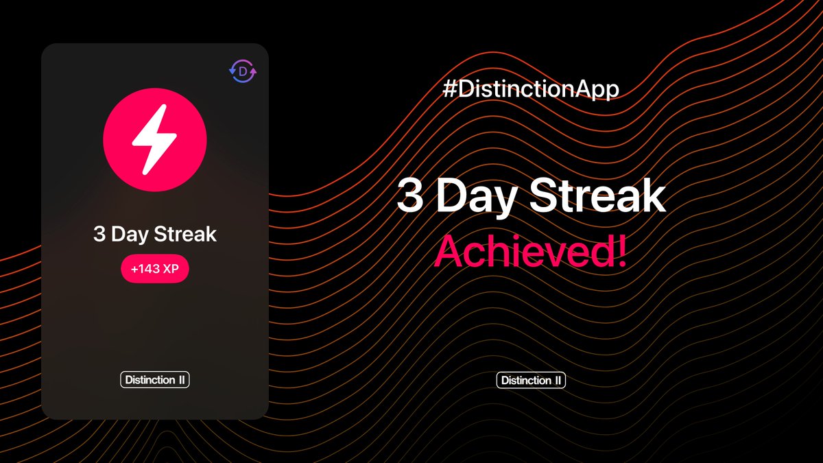 【公式】Distinction App サポート tweet media