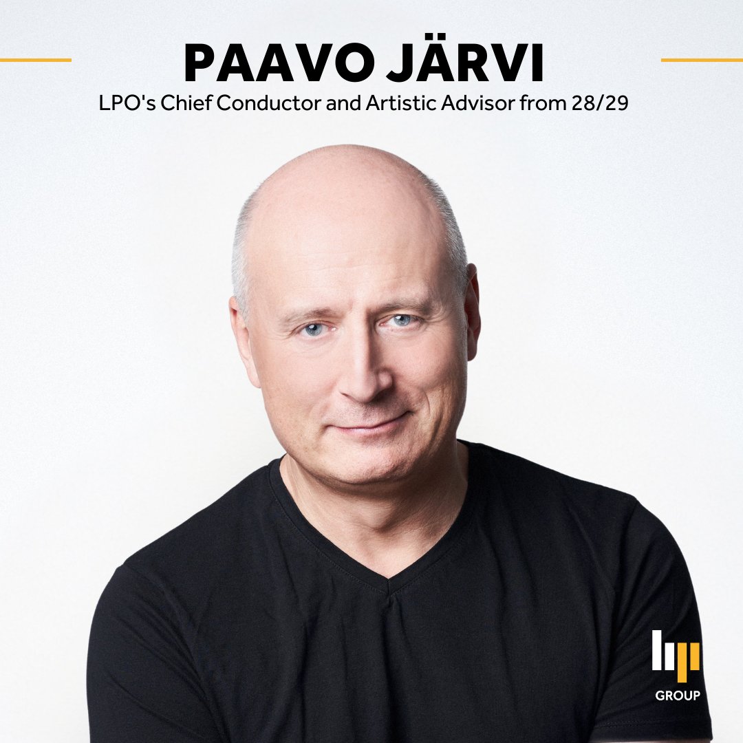 📣 <a href="/LPOrchestra/">London Philharmonic Orchestra</a> has announced <a href="/paavo_jarvi/">Paavo Jarvi</a> as its next Chief Conductor and Artistic Advisor from September 2028. 

Read more:
ow.ly/PwxH50YorbV