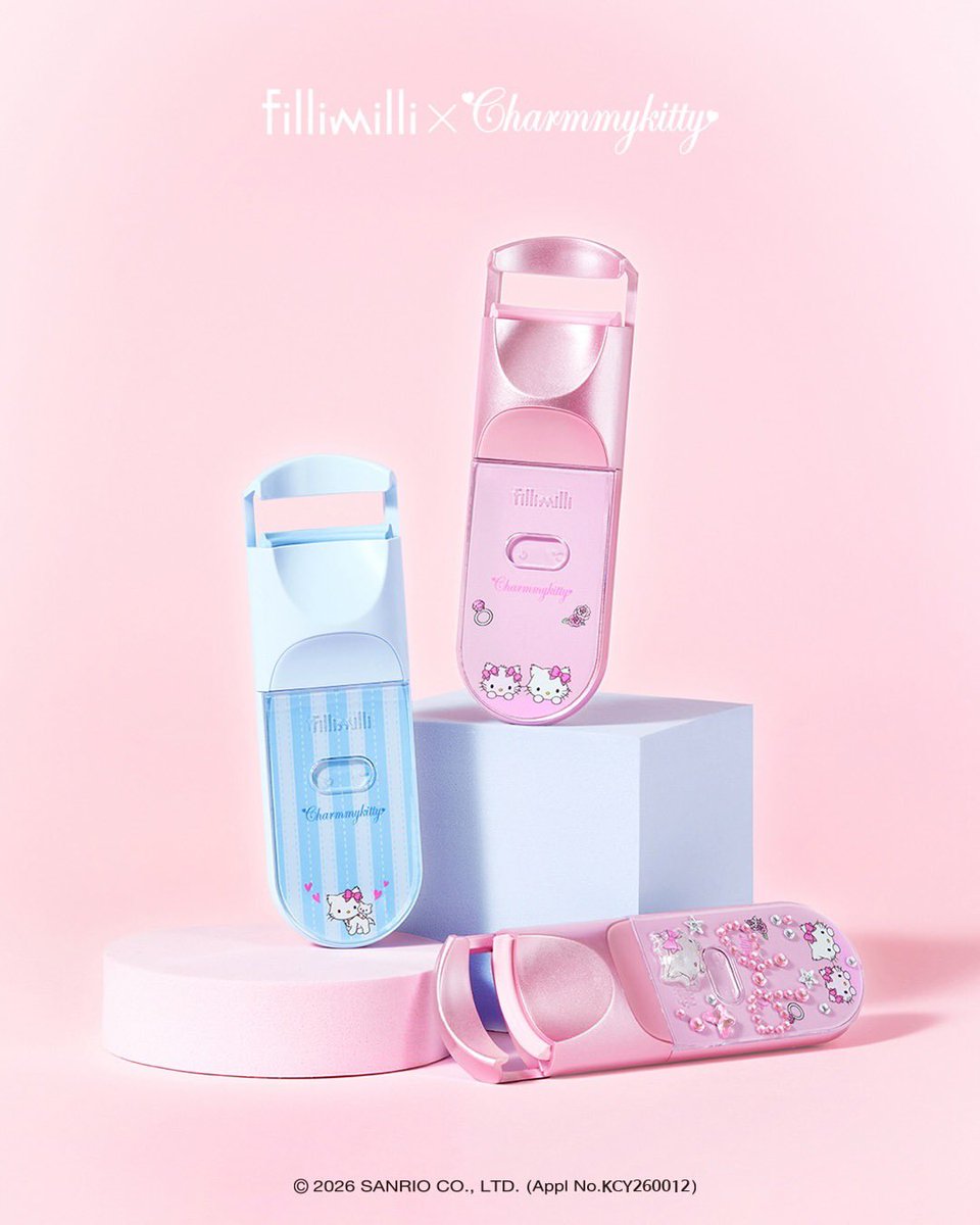 baboxshop's tweet photo. ˚。⋆୨୧˚ NEW&SALE #fillimilli x Charmmykitty Heating eyelash curler + Free gift สตก 1 แผ่น ˚。⋆୨୧˚
⊹ เป็นที่ดัดขนตาไฟฟ้ารุ่น USB type มีให้เลือก 2 สี ชมพู/ฟ้า
⊹ เหลือเซ็ทละ 870.- (ส่งฟรีems)
🛒 ปิดรับ07/03/26 19:00น. (เป็นสินค้าพรีกดเว็บ) https://t.co/q9n0aEEBd7
