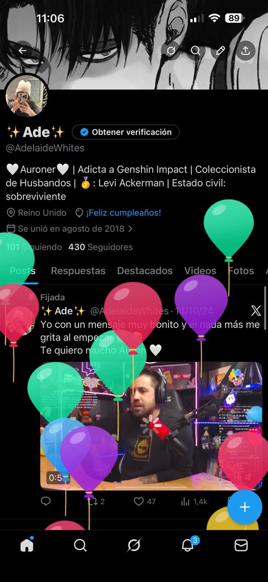 Tengo globitoooos 🥰 

Ya van 28 🤭