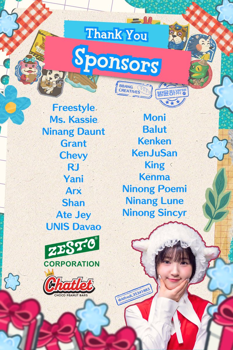 SPONSOR ACKNOWLEDGMENT &amp; TRANSPARENCY REPORT ✨

As we conclude our birthday projects and event for Yunha, we would like to extend our heartfelt thanks to all our sponsors who generously contributed prizes, support, and freebies that helped make the Cupsleeve Event for Yunha's