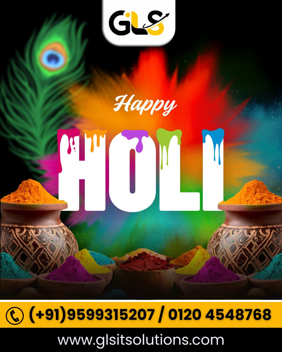 glsitsolutions's tweet photo. Happy Holi 🌈✨

Wishing you a vibrant and colorful Holi filled with joy, prosperity and success.
-
GLS IT Solutions, Best Digital Marketing in Noida
.
📞 Call: (+91) 9599315207 | 0120 4548768

#HappyHoli #FestivalOfColors #GLSITSolutions #HoliWishes #BusinessGrowth https://t.co/ZnGLrdZ9iM