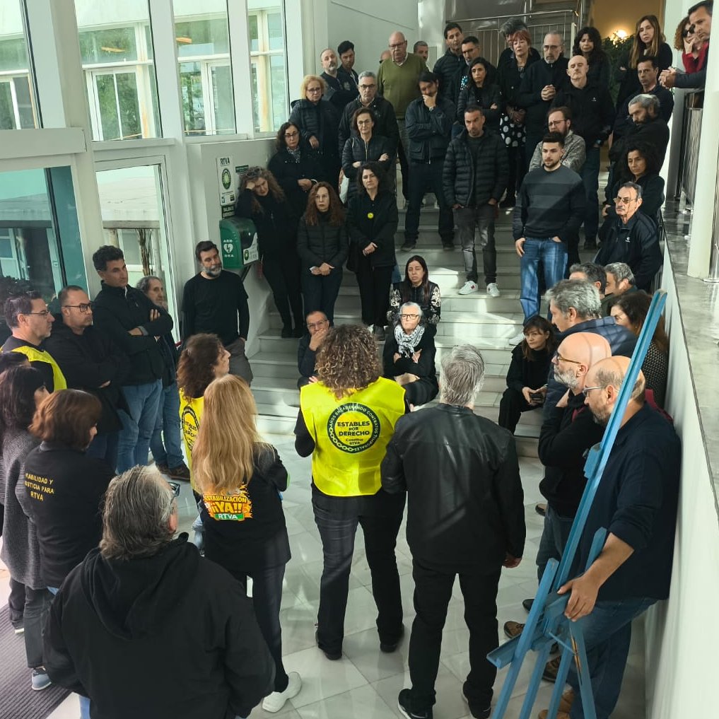 #MartesNegros en <a href="/canalsur/">CanalSur</a> 
+Empleo -Enchufes
+Estabilidad -Precariedad
+Producción Propia -Externalización
+Pluralidad -Manipulación

+SERVICIO PÚBLICO para la ciudadanía andaluza

GRACIAS a <a href="/ferranmartin/">ferranmartin.bsky.social</a> por la ilustración.