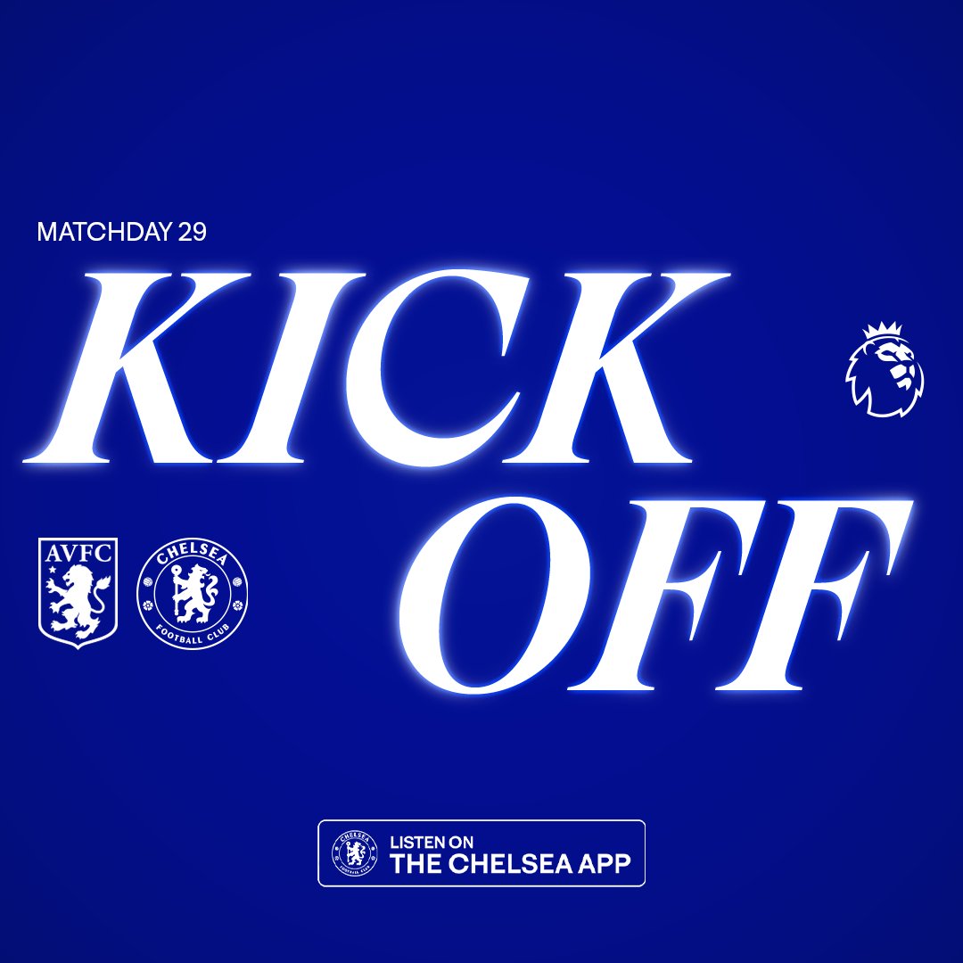 A massive game ahead. Let's go Chelsea! 🦁 0-0 🔵 [1] #CFC | #AVLCHE