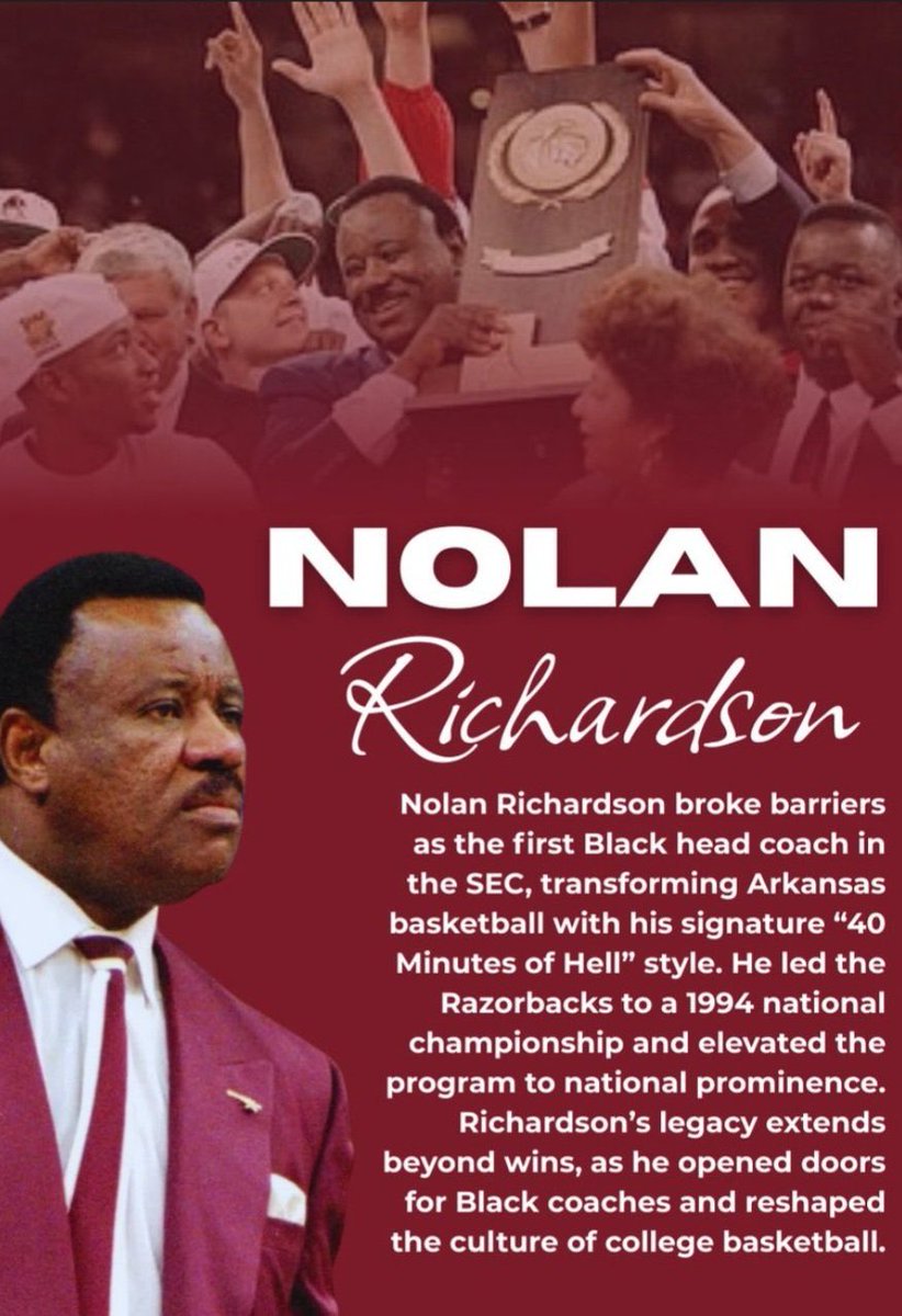 Day 8 of me asking <a href="/HunterYurachek/">Hunter Yurachek</a> to build a statue for Nolan Richardson before he dies.
<a href="/UArkansas/">University of Arkansas</a>
<a href="/RemyCofield/">Remy Cofield</a>
<a href="/dt31/">Dan Trump</a>
<a href="/CoachCalArk/">John Calipari</a>
<a href="/MattMcCoy5389/">Matt McCoy</a>
<a href="/mrBobbyBones/">Bobby Bones</a>
<a href="/RonnieBrewerJr/">Ronnie Brewer</a>