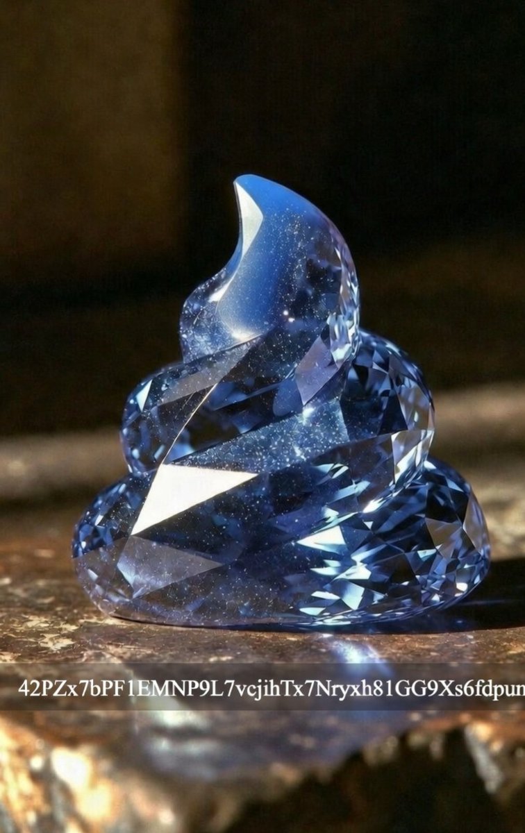 shitcoinverse's tweet image. Diamonds are a girl's best friend.
#diamonds 

The OG #SHITCOIN 
Verified @phantom 
Deployed by #Fartcoin Dev.
Championed by global community