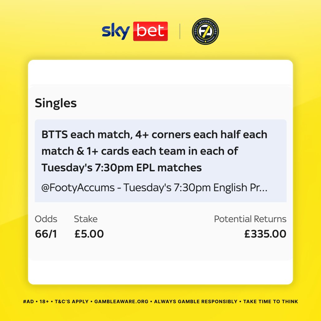 Footy Accumulators tweet media