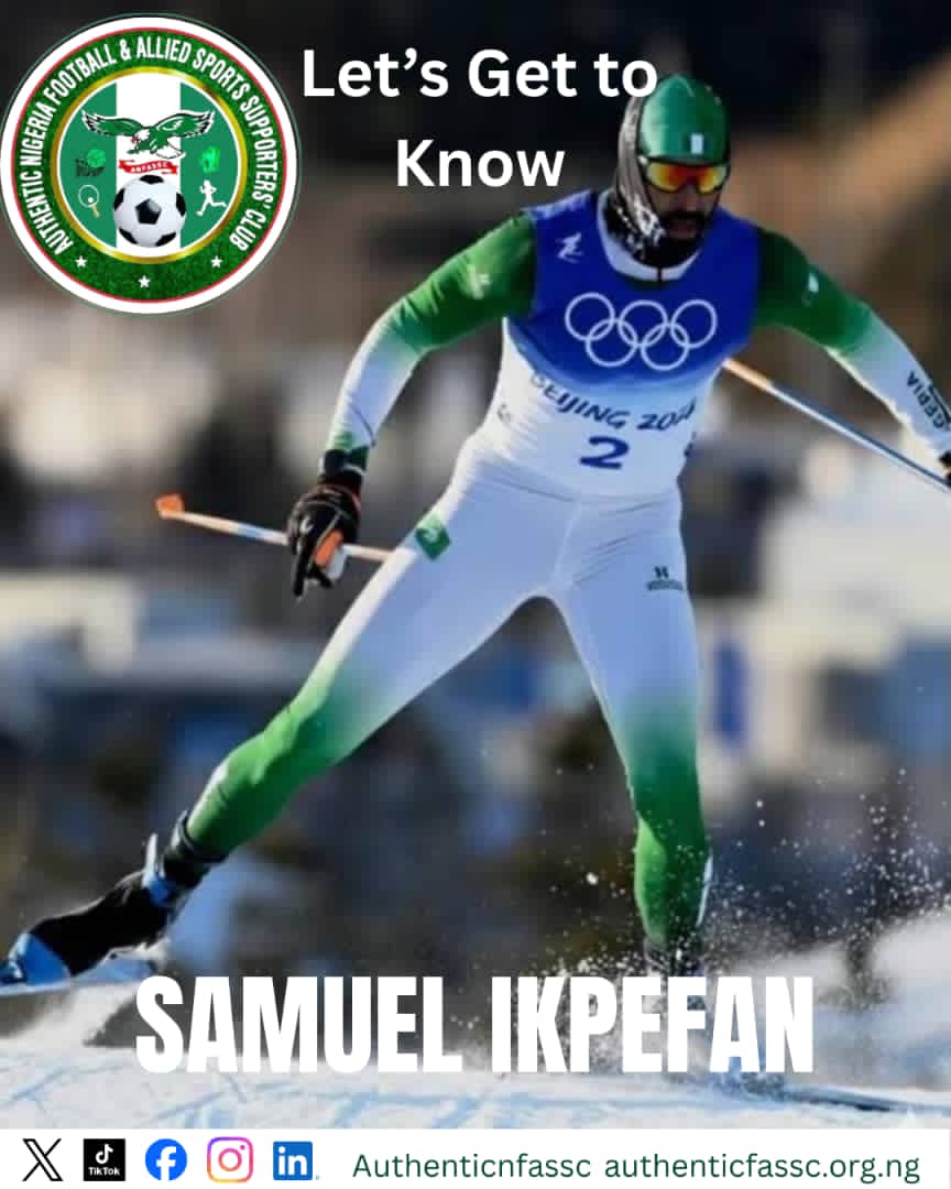 ❄️🇳🇬 Let's Get to Know Samuel Ikpefan! ❄️
Meet Samuel Ikpefan, Nigeria's sole representative at the Milan-Cortina 2026 Winter Olympic Games! 
Let’s support him as he continues to push boundaries in winter sports! ❄️💪

#ANFASSC
 #TeamNigeria #WinterOlympics2026 
 #ProudlyNigerian