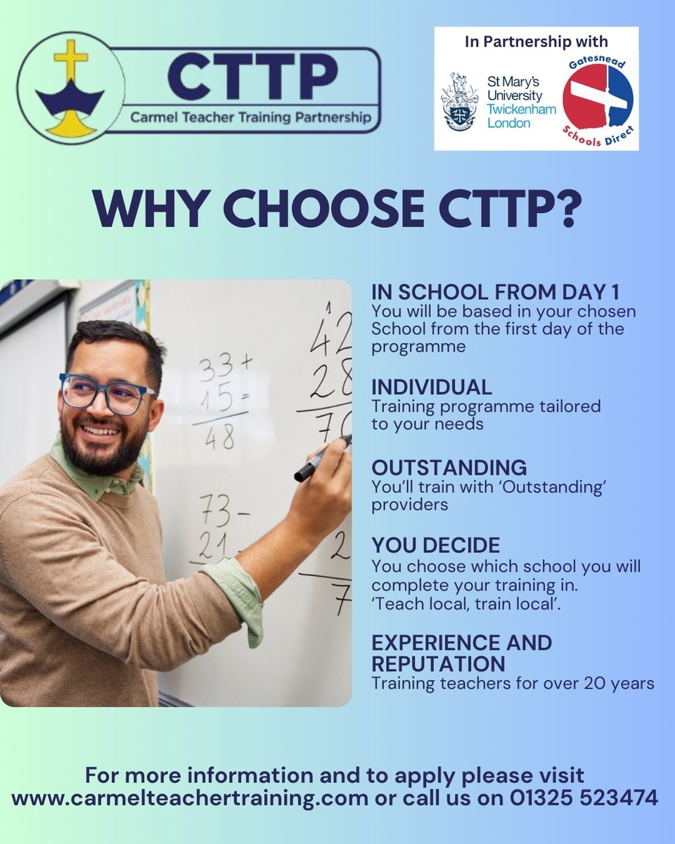 Carmel Teacher Training Partnership tweet media