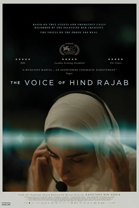 The Voice of Hind Rajab บีบขมับตั้งแต่นาทีแรก ส่วนนาทีสุดท้ายทุกคนเงียบ ชันน้ำตาไหลเลย เหี้ยเอ้ย พวกทหารอิสราเอลมันเลวทุกตัว เสียงที่ใช้ก็เสียงจริง ฟังไปด้วยแล้วเห็นได้ชัดเลยว่ามันคือการจงใจยิงแบบไม่สนหลักการ อยากให้ชนะหนังตปท ผกกจะได้ขึ้นไปด่าในเวทีออสก้าร์