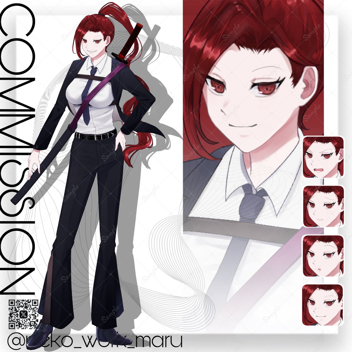 ________________

✴︎Commission 
________________

SKIMAにてTRPGの立ち絵を納品いたしました。
赤がイメージカラーの格好いい女性でした✨
ご依頼ありがとうございました！