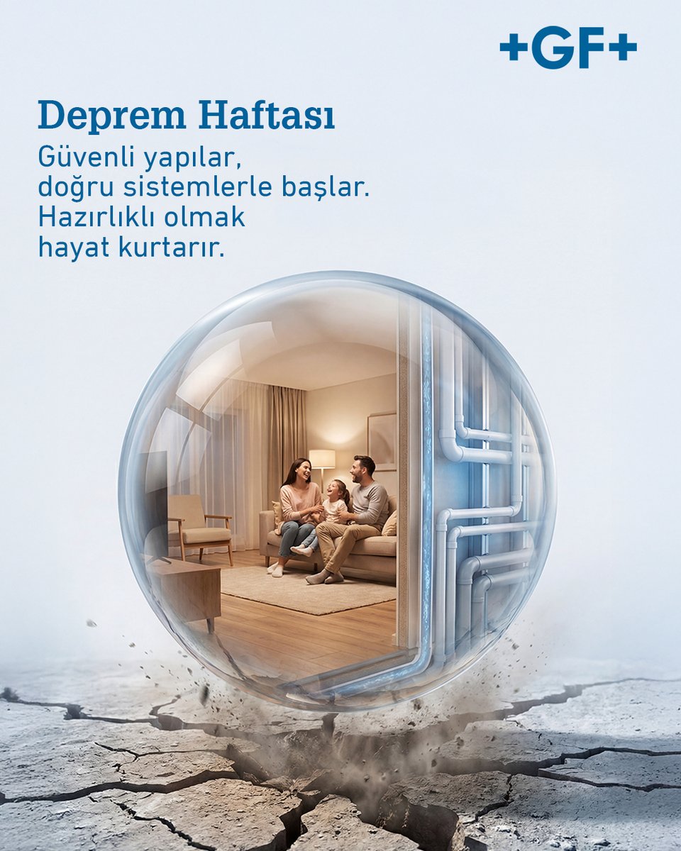 Dayanıklı bir bina; yalnızca taşıyıcı sistemle değil, içinde yer alan tüm sistemleriyle bir bütündür. Tesisat sistemlerinin doğru projelendirilmesi ve kaliteli ürünlerle uygulanması, afet anında oluşabilecek riskleri azaltmada kritik rol oynar.
Deprem Haftası’nda; mühendisliğin,