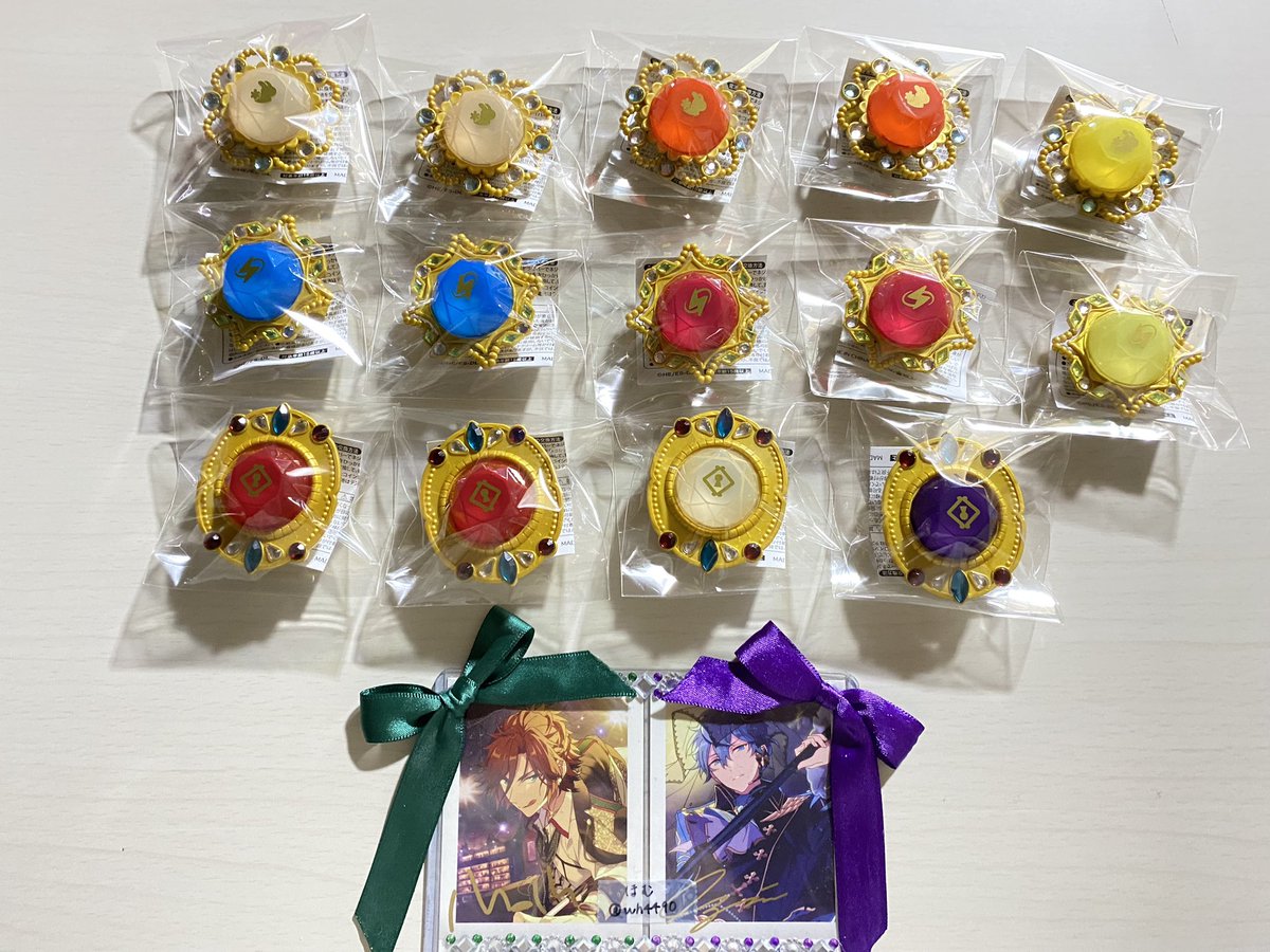 wh4490's tweet photo. 【交換】あんスタ スタライ10th リンライ アニバーサリースフィアライト

譲：創、光、なずな、つむぎ、夏目、宙、一彩、藍良、マヨイ

求：斑

▶郵送もしくは幕張15日昼での手渡し
▶まとめてのお取引優先
▶今週中に発送手続きをしてくださる方

検索からでもお気軽にお声かけください🙇‍♀️ https://t.co/2fuFsxnAkr