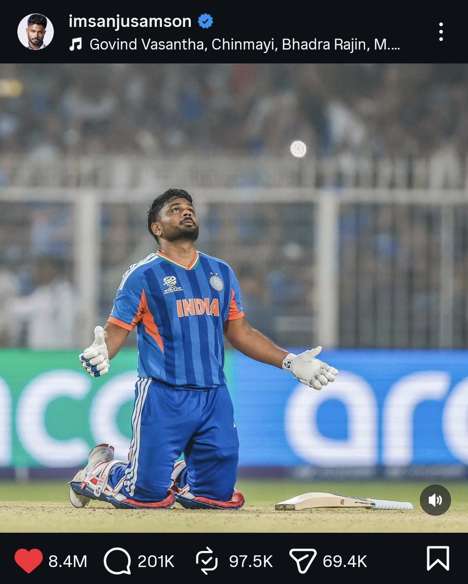 🚨 THE MOST LIKED INSTAGRAM POST OF T20WC 2026.