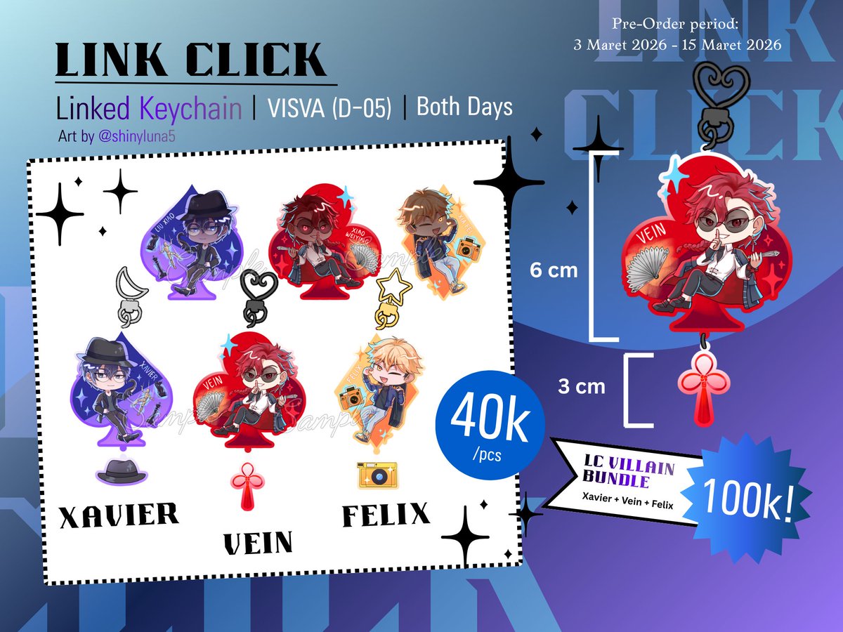 ShinyLuna5's tweet photo. [❤️ &amp;🔁 appreciated!]
✨ COMIPARA 6 PRE-ORDER OPEN✨ 

Please note merch PO ini untuk PICK-UP only

Silahkan kalau ada pertanyaan langsung DM aja ya! ❤️ 

📍: Visva (D-05)
📆: 3 Maret - 15 Maret 2026
🛒: Link Click, PB, Pokemon, Ori, etc⬇️(more on thread)

#Comipara6catalogue https://t.co/hBfe0WLhRq