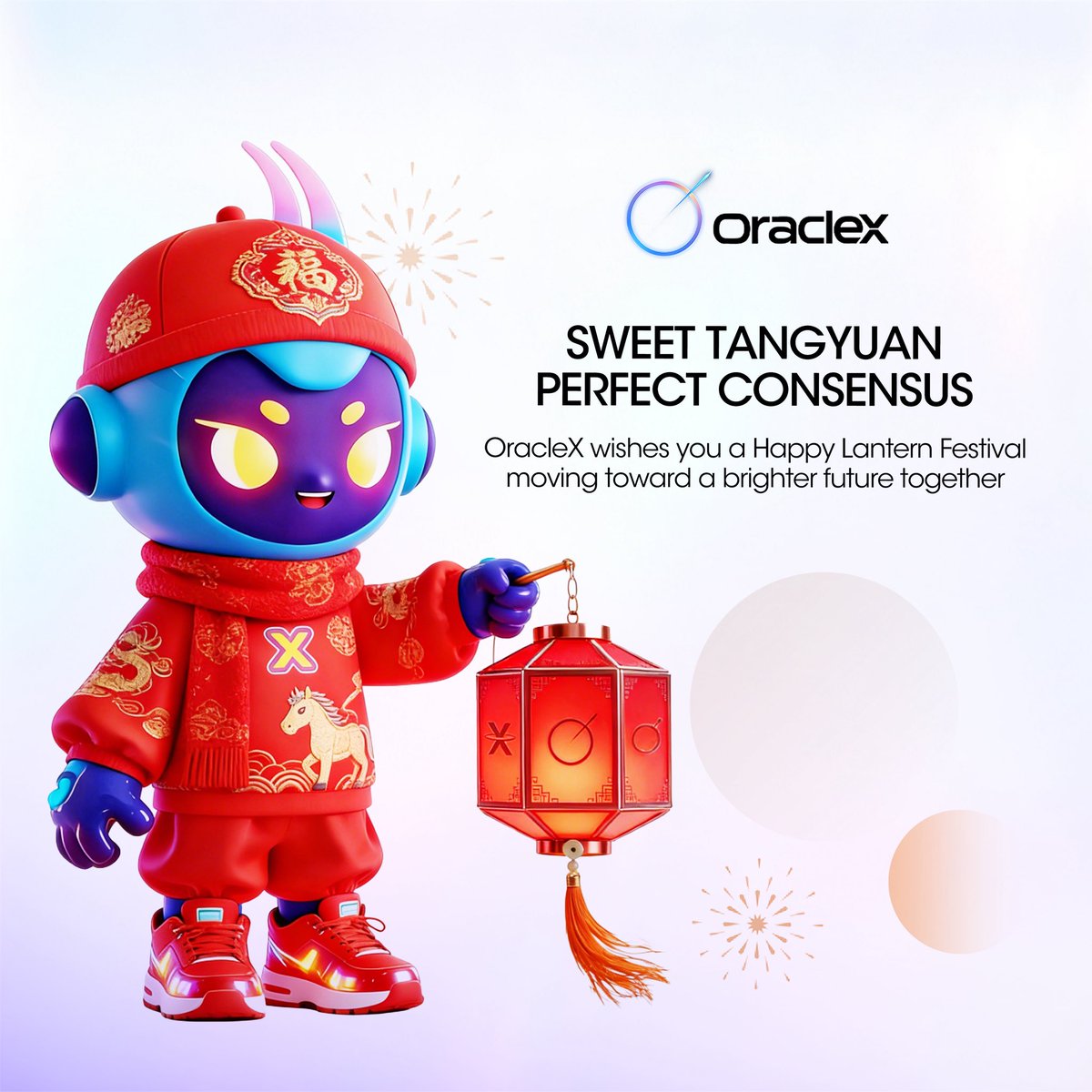 FutureStationX's tweet photo. 🏮 Happy Lantern Festival, may consensus be fulfilled.
OracleX wishes you a joyful Lantern Festival as we move toward a brighter future together.
#LanternFestival #OracleX #BuildConsensus https://t.co/Fp7Mq61PKG