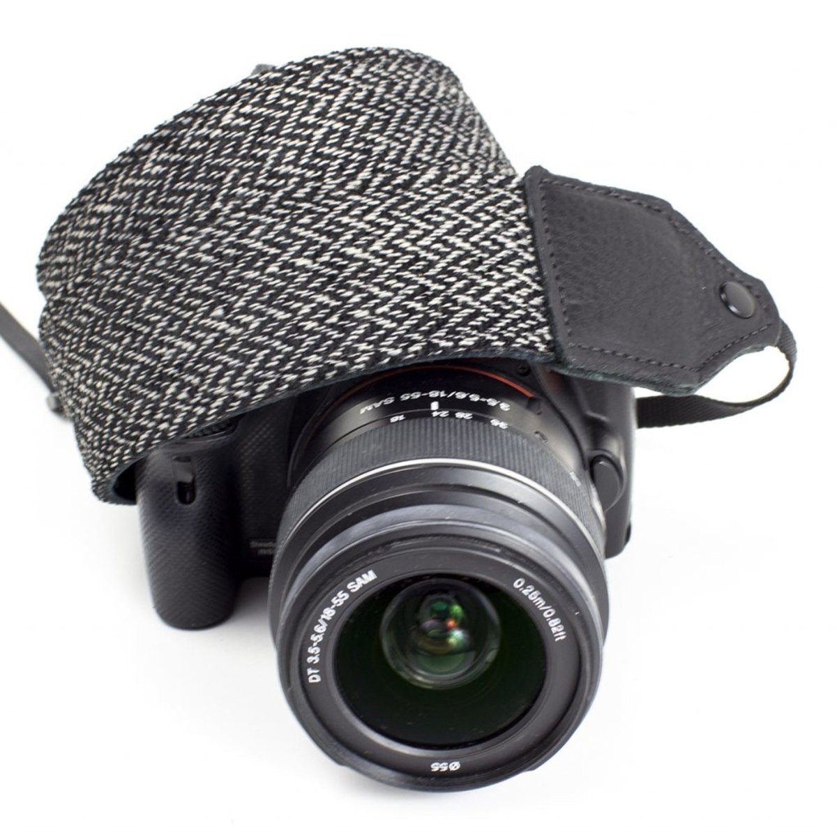 #Jin on Instagram // DSLR Camera wrapped in Gray Tweed Herringbone Wool Camera Strap

#방탄소년단진 #ジンくん #金碩珍 #진 <a href="/BTS_twt/">방탄소년단</a> #BTSJIN