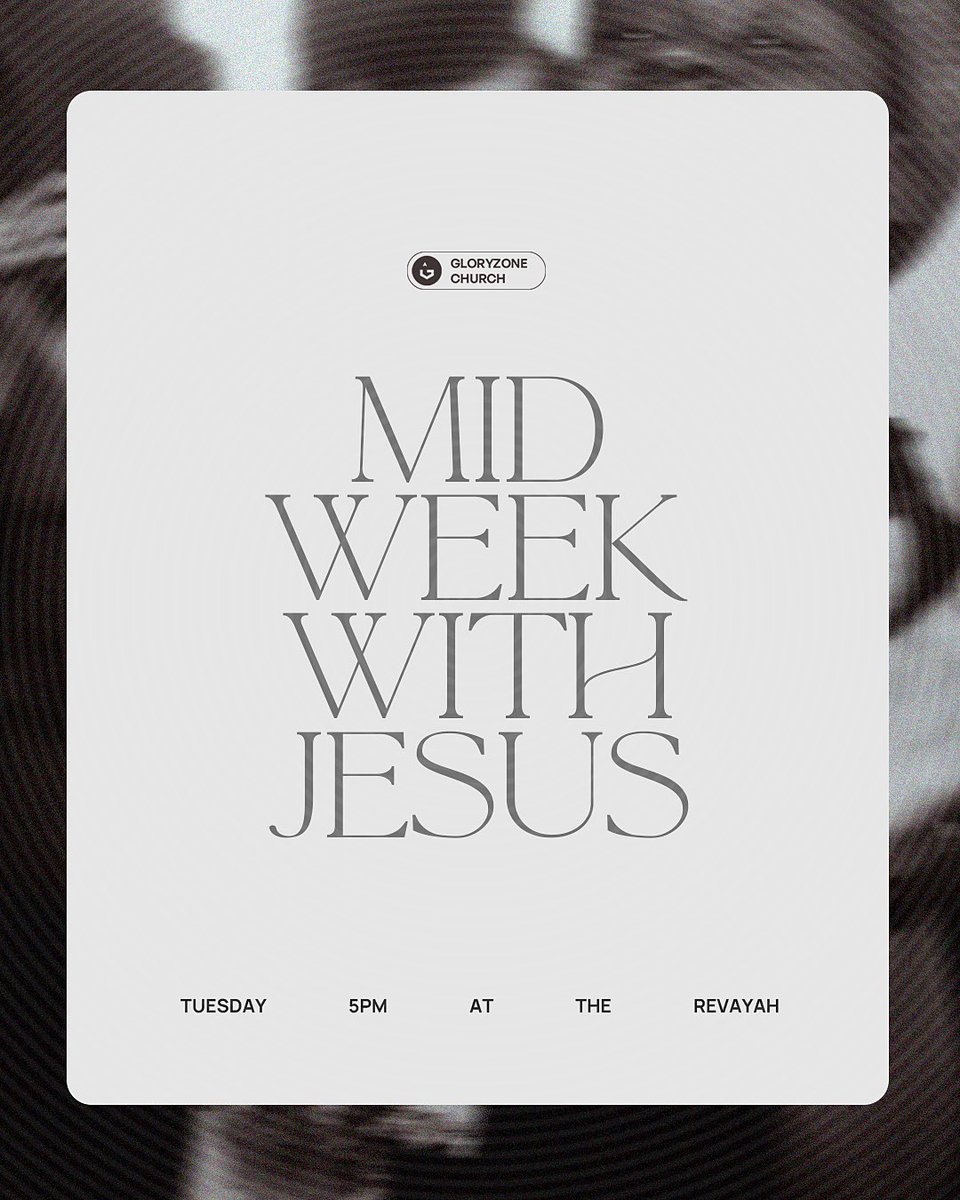 Join us for service tonight for Bible study as we go deeper in the series for the month; Roots and Fruits.

See you, 5pm at the Revayah.