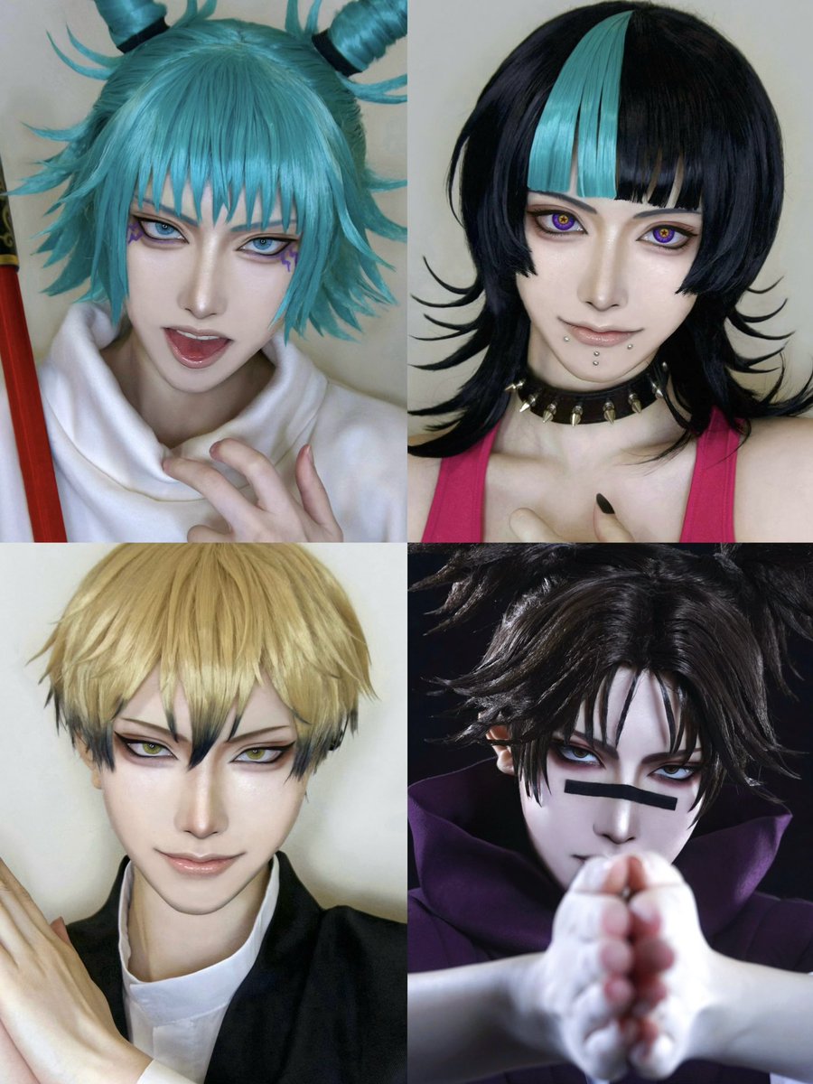 1人4役の呪術廻戦コスプレ⚡️⭐️🗑️🩸