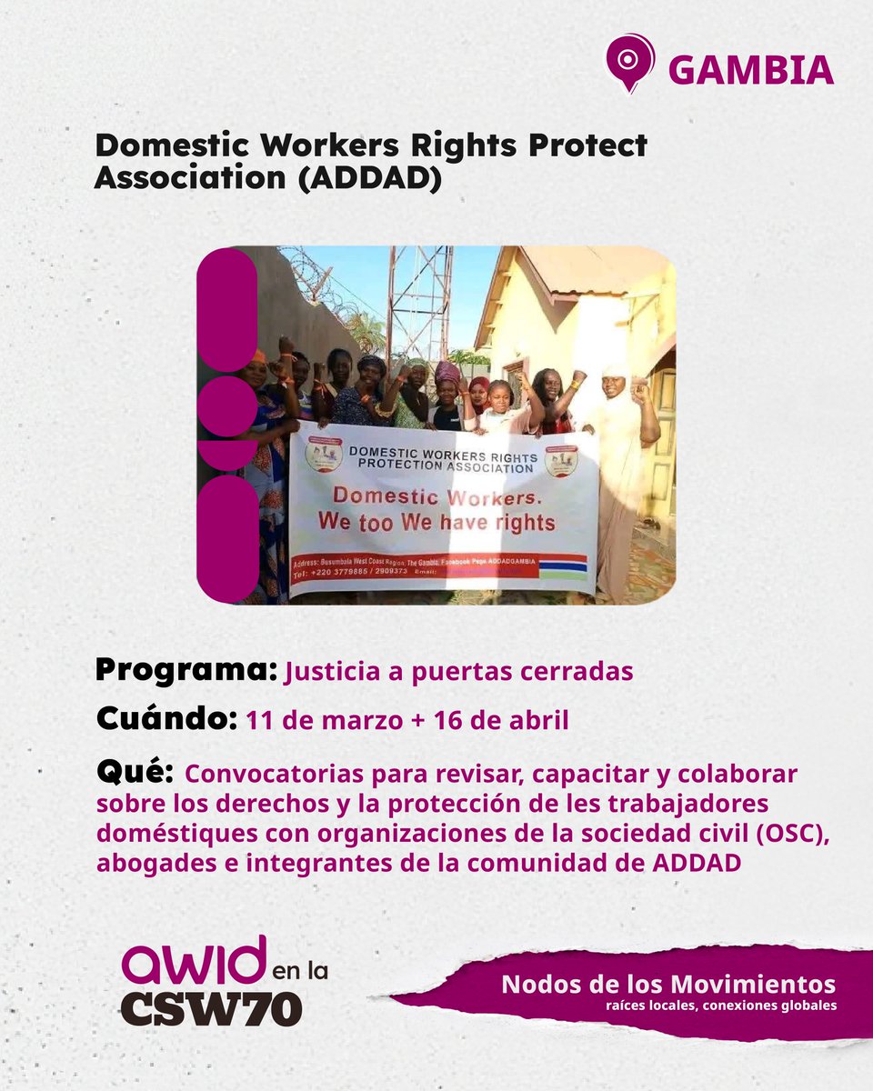 AWID en español tweet media