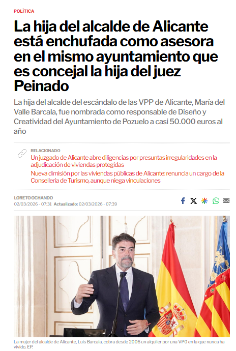 JulianMaciasT's tweet image. El alcalde de Alicante es otra víctima como Ayuso que tiene la mala suerte que toda su familia y entorno se enriquece con dinero público o tiene la suerte de tocarle una VPO.