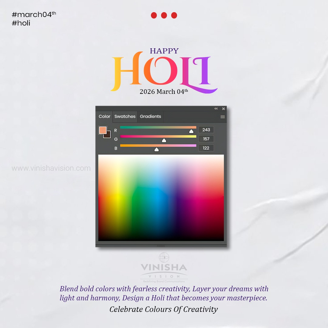 See the world in brighter colors this Holi! 🌸🎨
#HappyHoli #FestivalOfColors #InVinishaVision