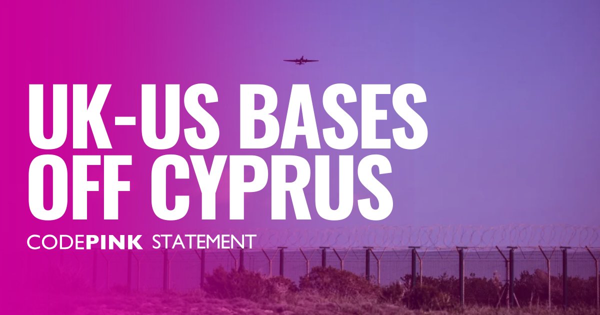 🚨🇨🇾🇬🇧Bases Off Cyprus Statement Against the Use of Cyprus in the War Against Iran

LONDON - In the early hours of yesterday (2nd March 2026), the British military bases on Cyprus, RAF Akrotiri and Dhekelia, were hit by drones just after UK Prime Minister Keir Starmer confirmed