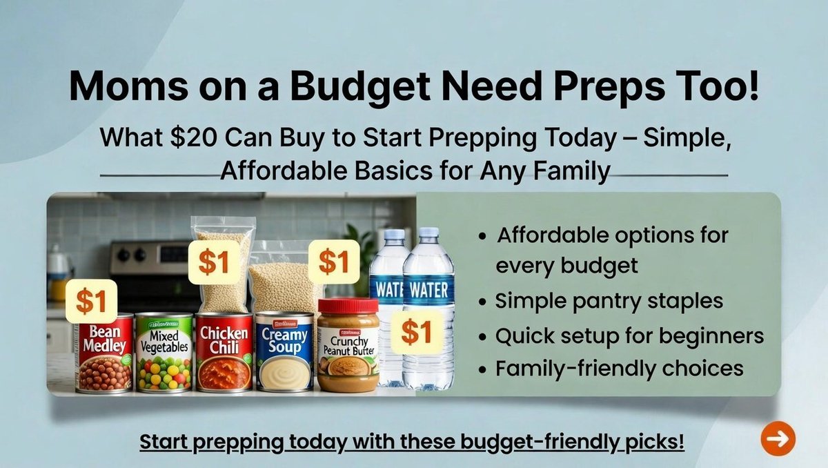 wefwantuded2030's tweet image. Pro tip:  Only buy what you will actually eat.  I made that mistake in the beginning.  #PrepperMom