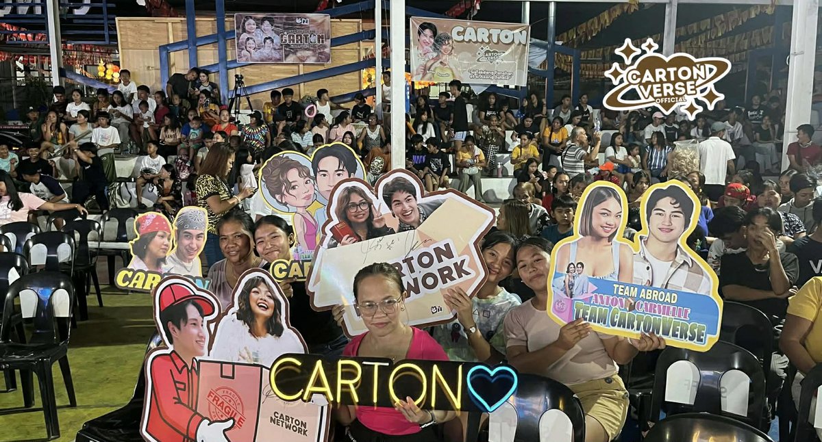 TEAM CARTONVERSE represent!!! 
Support Anton at his show in Abra. Spreading the carton fever in every corner! Can’t wait to see Anton perform!
#Carton #AntonVinzon #CarmelleCollado