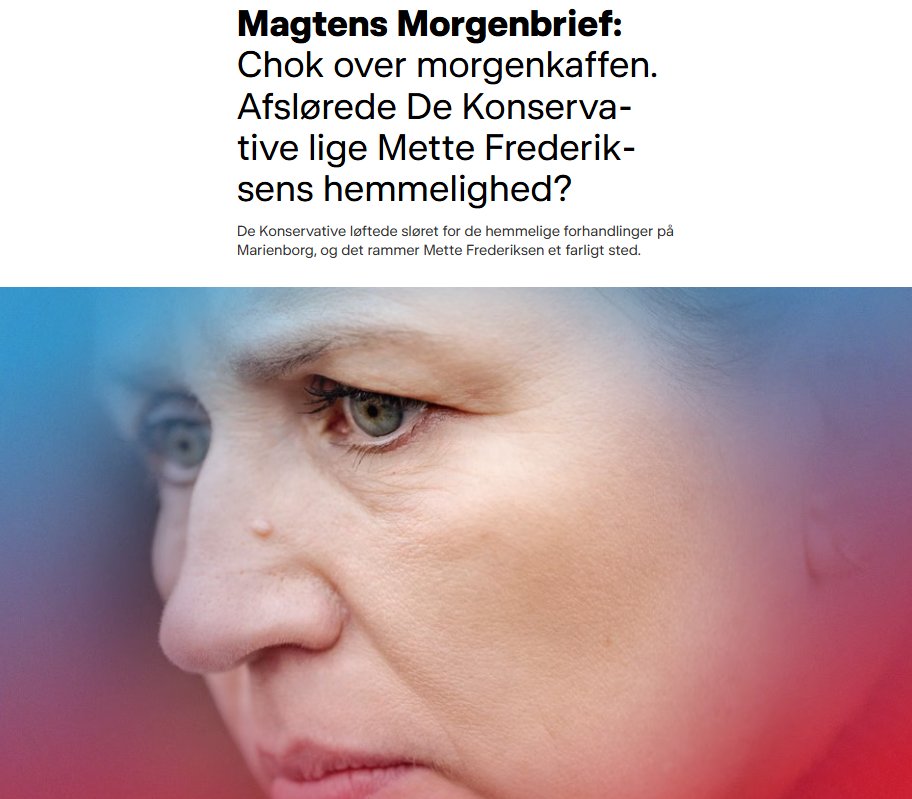 oresundsbaron's tweet image. I følge Rasmus Jarlov var det Mette Frederiksen selv der lagde forslaget om en afskaffelse af Store Bededag på bordet.

Det gjorde hun med beskeden om at det var noget af det vigtigste for Socialdemokratiet at få gennemført, og at det var en del af kernen i deres regeringsoplæg