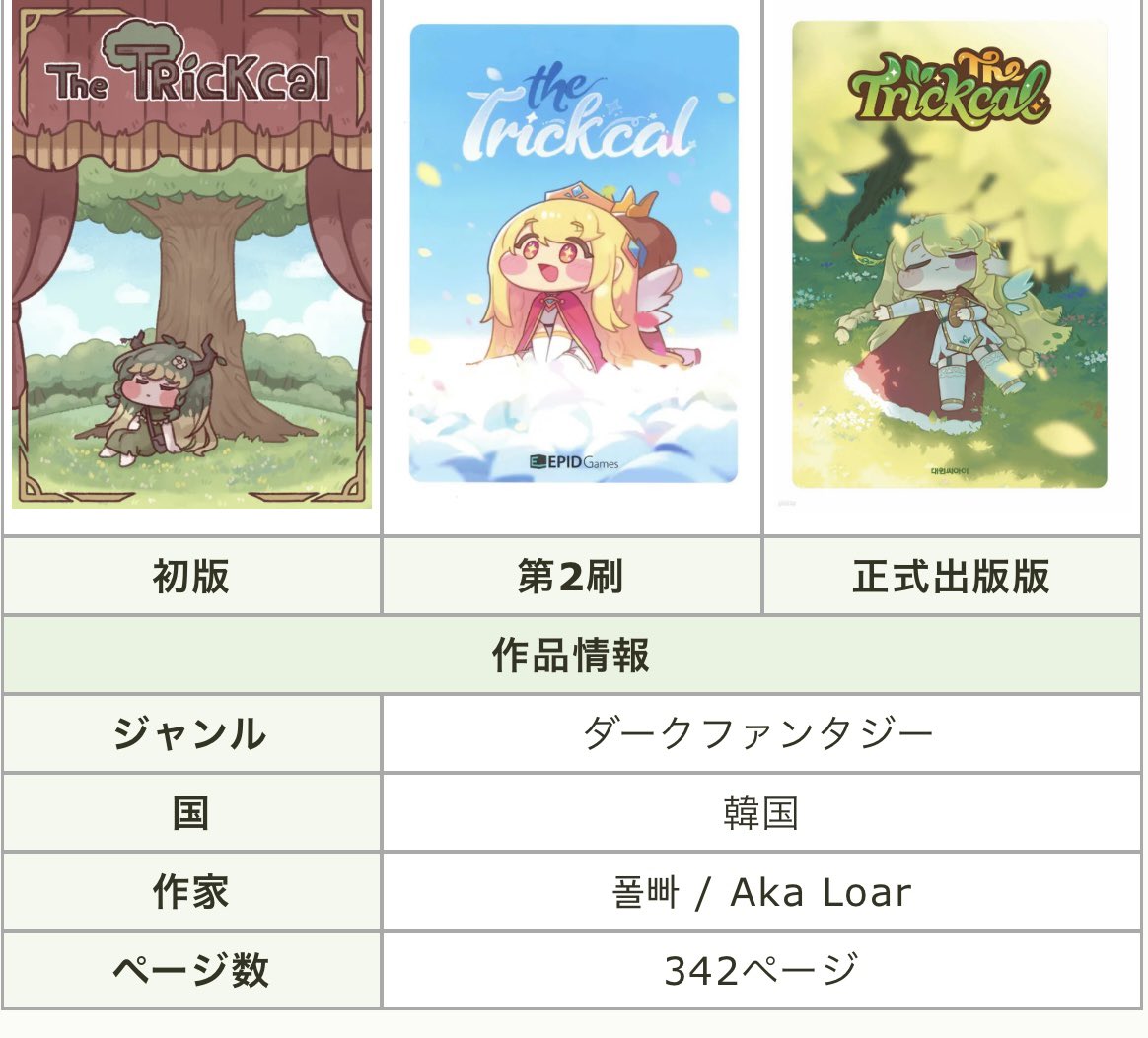 小説版の「The Trickcal」はダークファンタジーだとしても アプリ版の