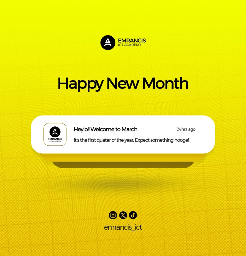 emrancis_ict's tweet photo. New month. Fresh energy. Same mission.

Been “planning” your tech journey since January? This is your sign to start. 😊

#newmonthgoals #emrancisictacademy
#techjourney #learningtech https://t.co/o6iAMwJkIz
