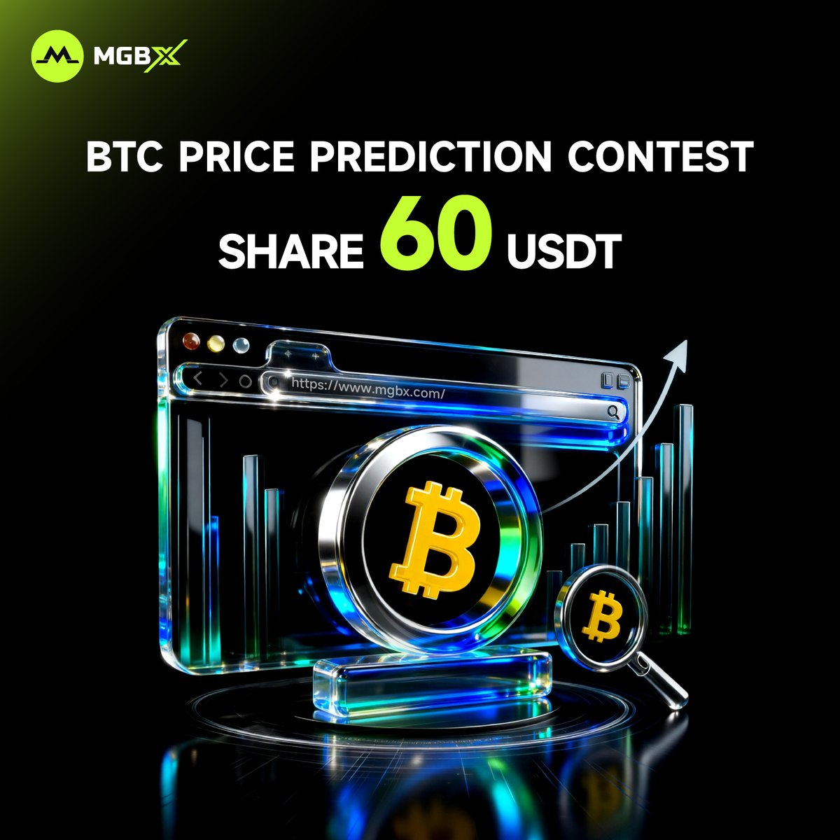 MGBX_Global's tweet photo. 🔥 #MGBX BTC Prediction Challenge!

🧐 Traders, put your thinking caps on and guess what the price of $BTC will be in 3 days!

🎁 6 winners will share 60 USDT!
🏅 3 additional new users will share a 30 USDT Trading Bonus!

📌 How to Join:
1️⃣ Follow @MGBX_Global
2️⃣ Like & RT + Tag a friend
3️⃣ Comment your price prediction + UID

💡 The closer your prediction is to the actual price, the higher your chance of winning!

#Bitcoin #Crypto #USDT #Giveaway #Airdrops #Web3