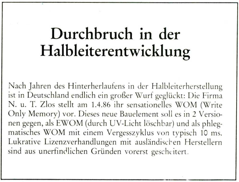 Retrojournal_de's tweet image. 1986: ‚Durchbruch in der Halbleiterentwicklung‘ – endlich kein Hinterherlaufen mehr.
Heute? Als Schlusslicht kann uns wenigstens niemand mehr überholen.

Konstanz ist auch eine Form von Stabilität. 😉

Quelle: ST-Computer 4/86
#Halbleiter #80er #Retrocomputing #Technikgeschichte