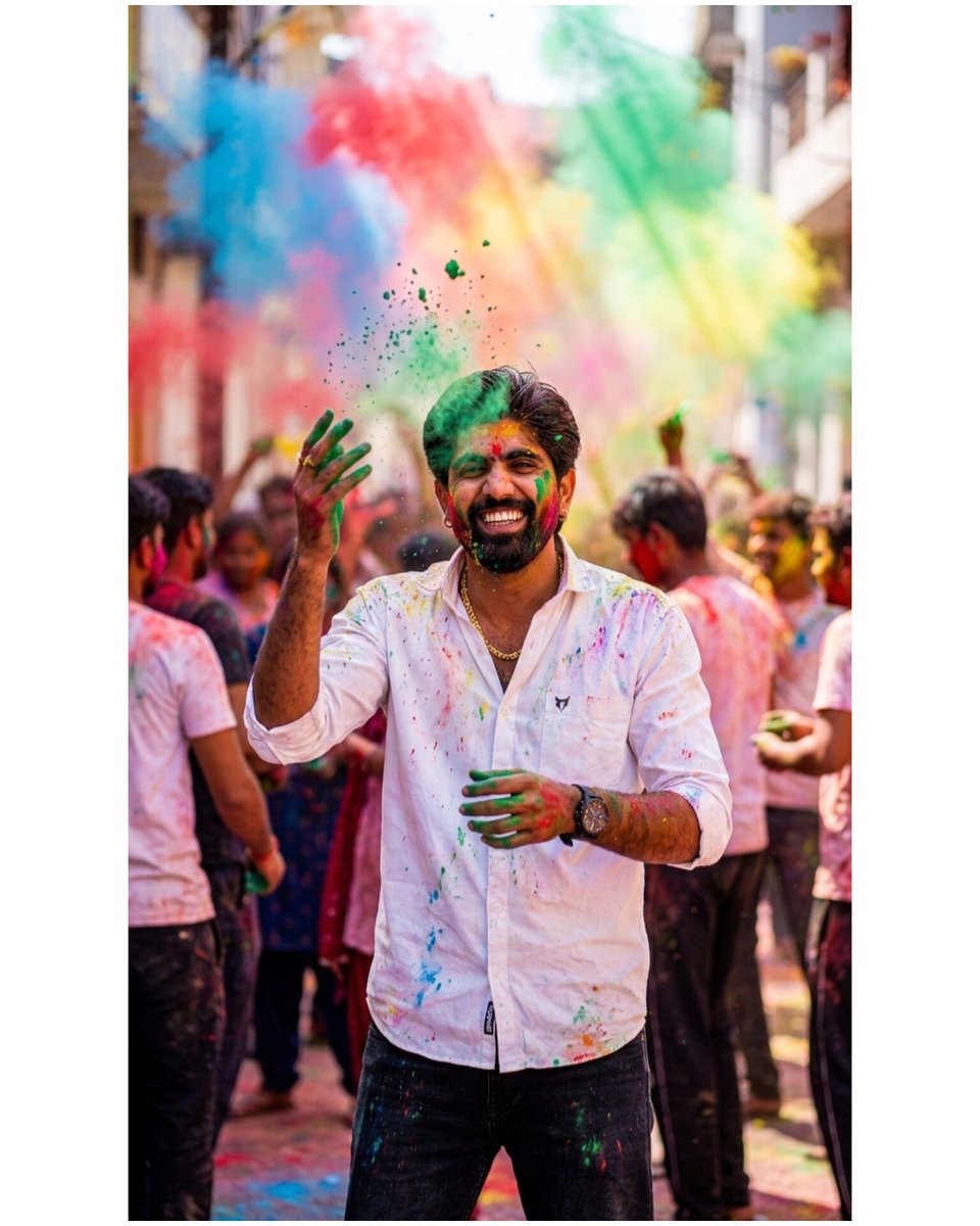 VermaRony's tweet photo. Life is better when it’s colorful 🫟🎨 
#happyholi2026 i https://t.co/5d2azW2U9t