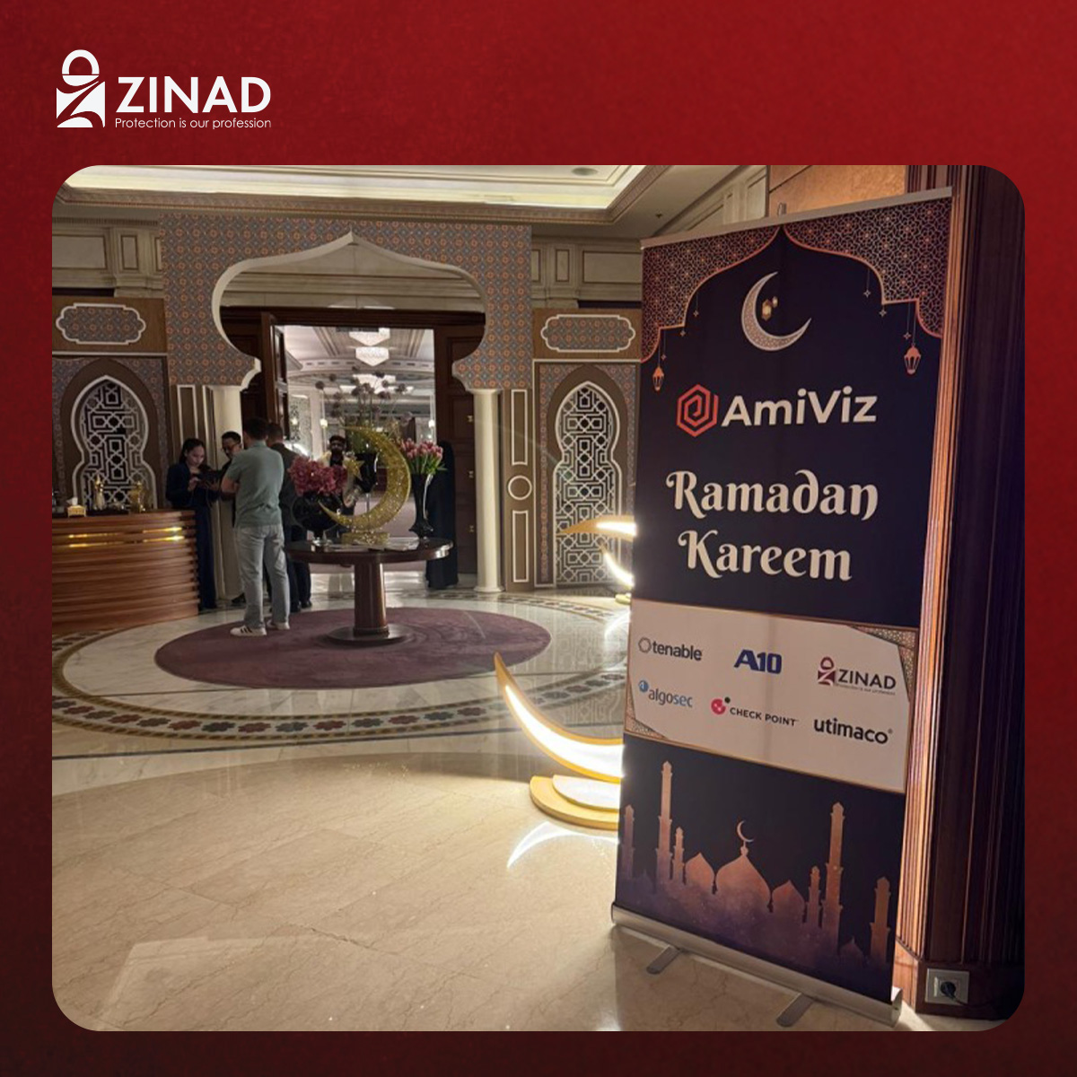 Thank you to everyone who attended #ZINAD Ramadan Suhoor Connect in collaboration with <a href="/ami_viz/">AmiViz</a> .

It was a remarkable gathering that brought us closer and encouraged meaningful conversations, with the participation of #Tenable, #A10Networks, Inc., and #AlgoSec.

#ZINAD #Suhoor