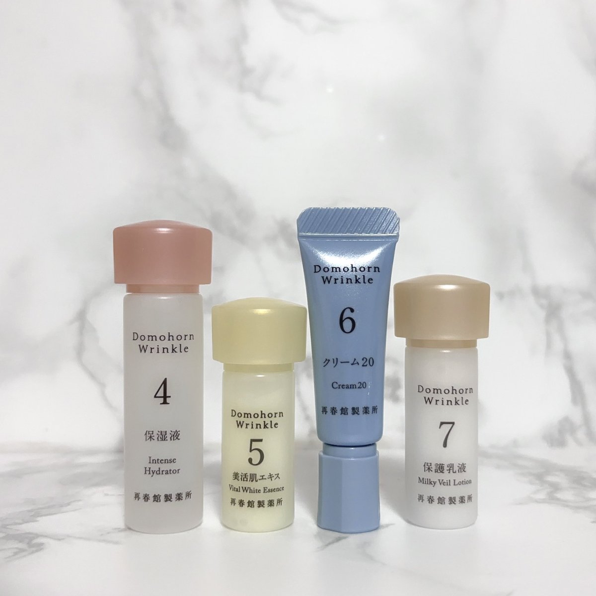 プレキャン当選品です♡ ドモホルンリンクルの基本4点のトライアル