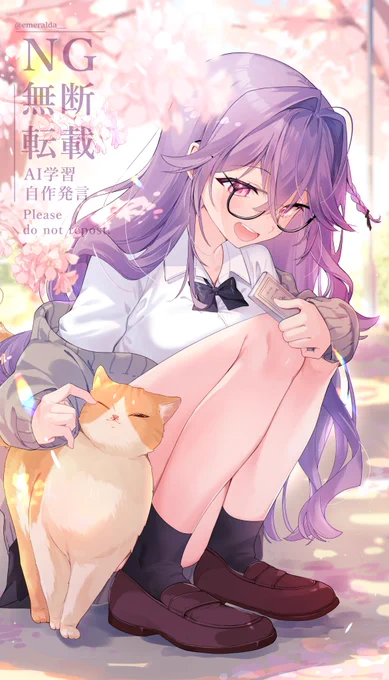 一足早い春 #オリジナルイラスト