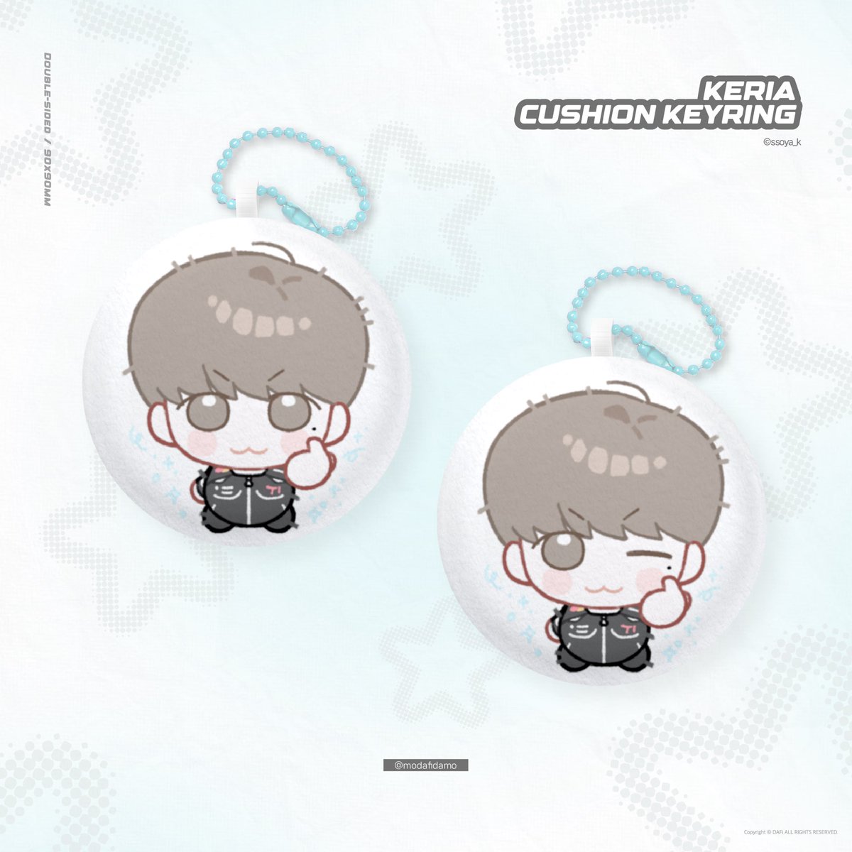modafidamo's tweet photo. ⋆˚ ˖ִ ࣪ ݁ ˖ ⟡ 𝙆𝙀𝙍𝙄𝘼 𝘾𝙐𝙎𝙃𝙄𝙊𝙉 𝙆𝙀𝙔𝙍𝙄𝙉𝙂 𝙫𝙚𝙧.𝟮 ⟡ . ˚ ˖ִ  ࣪ ݁

▫️03/07, 21:00~ open
▫️#RT 추첨으로 팔로워 한 분께 쿠션키링을 보내드립니다♡

📎 https://t.co/gk4LobSA2B

#KERIA #케리아 #류민석 ©ssoya_k https://t.co/2iM6d1DUFQ